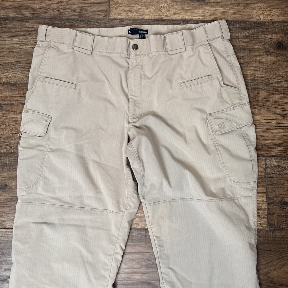 511 Tactical Pants Mens 42x30 Military Tan Taclite Pro Ripstop Cargo 74369 - Picture 2 of 9
